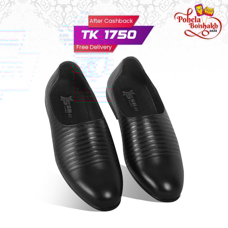 Classic Black Formal Slip-On shoes For Men SB-S935