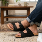 Textured Pattern Slide Sandal For Men MF20