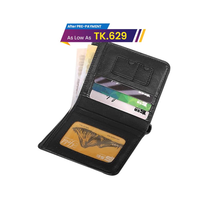 Cute Er Dibba Leather Short Wallet SB-W18