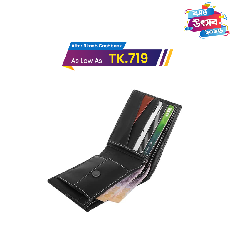 Classic Leather Bi-Fold Wallet SB-W240