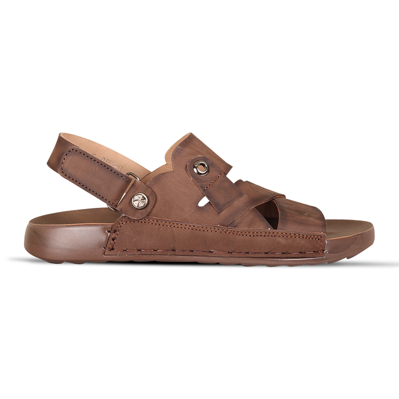 Nubuck Leather Adjustable Strap Sandal SB-S1077