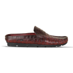 Crocodile Pattern Leather Half Loafers SB-S1084