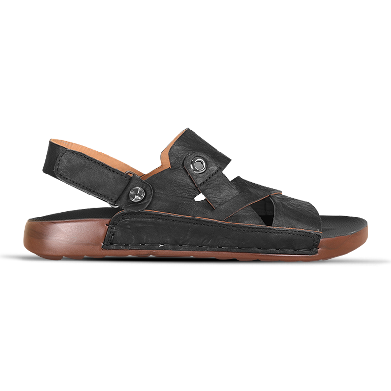 Nubuck Leather Adjustable Strap Sandal SB-S1076