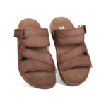 Nubuck Leather Adjustable Strap Sandal SB-S1077