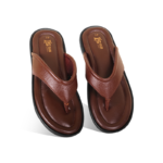 Classic Chocolate Genuine Leather Sandal SB-S1096