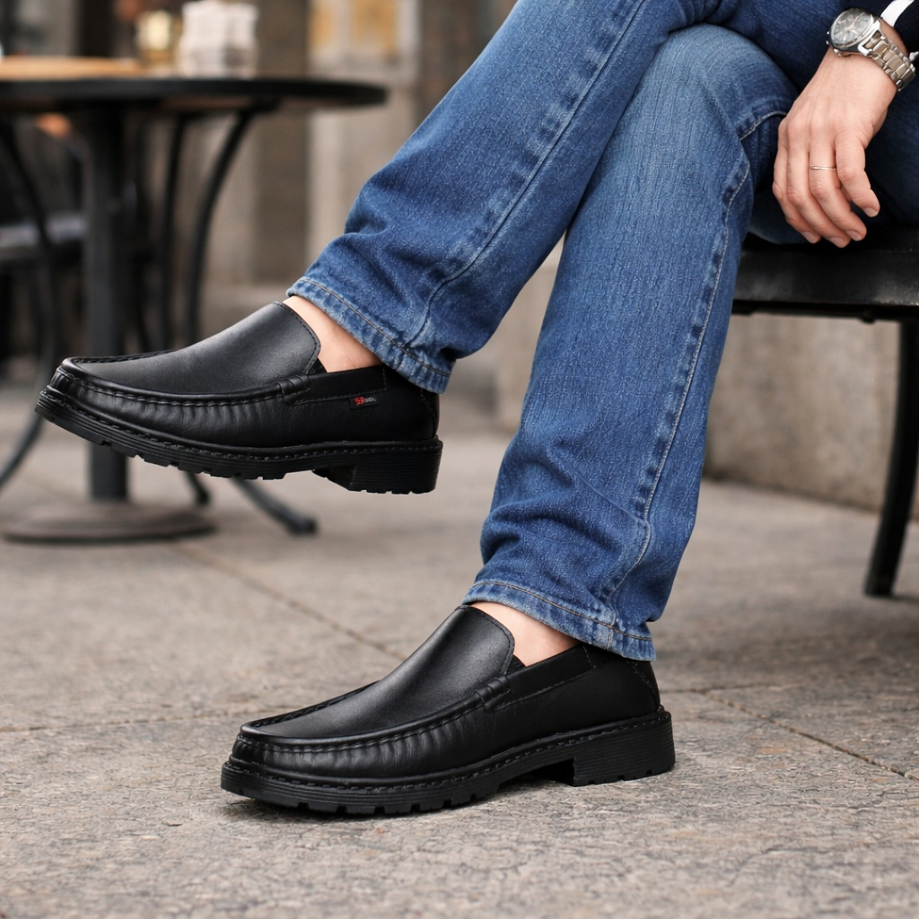 Chunky Leather Shoes For Men SB-S1078