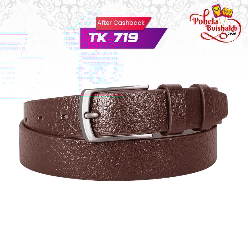 Classic Black Leather Belt For Men SB-B211