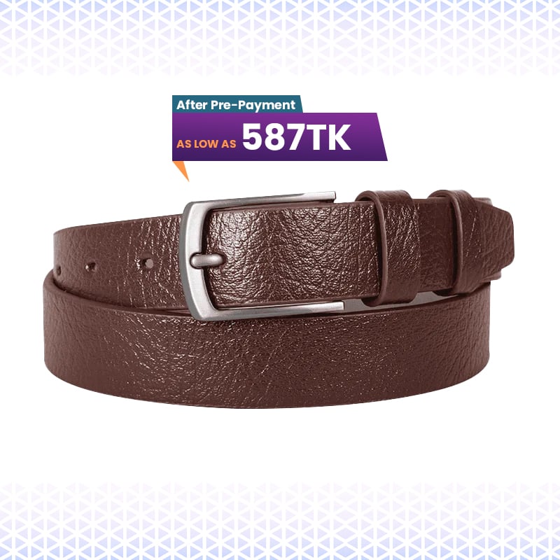 Classic Black Leather Belt For Men SB-B211
