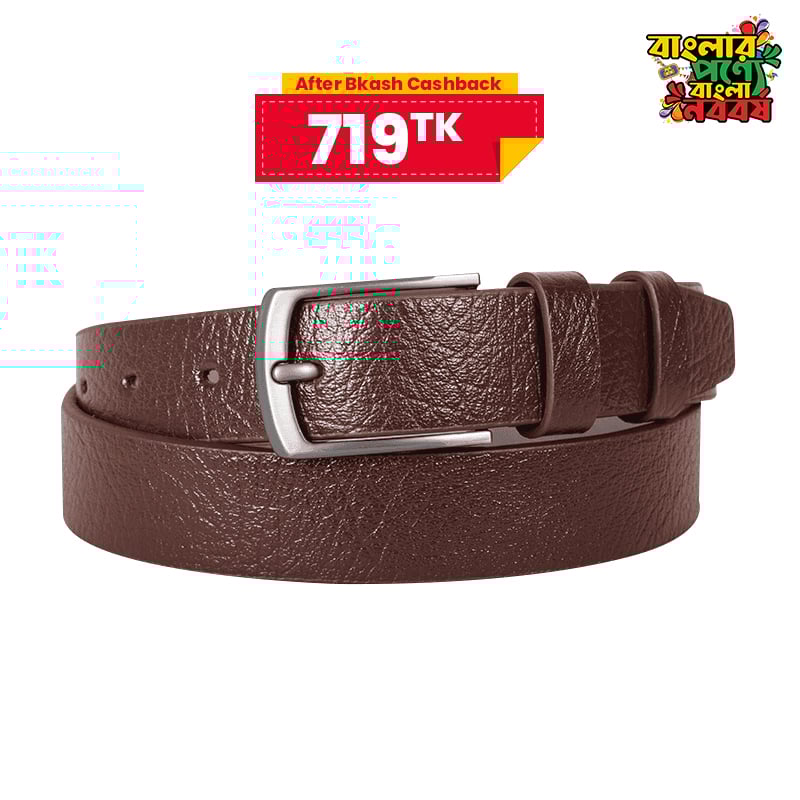Classic Black Leather Belt For Men SB-B211