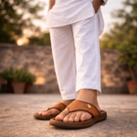 Genuine Leather Sandal For Men SB-S1074