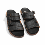 Nubuck Leather Adjustable Strap Sandal SB-S1076