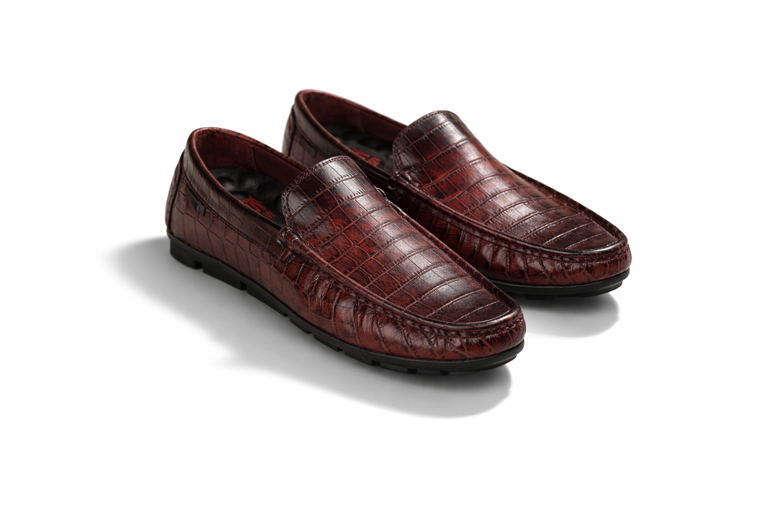 Crocodile Pattern Leather Loafer SB-S1085