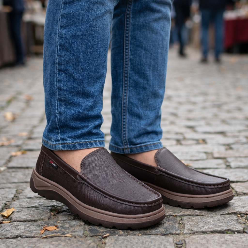 Leather High Heel Casual Shoes SB-S1082