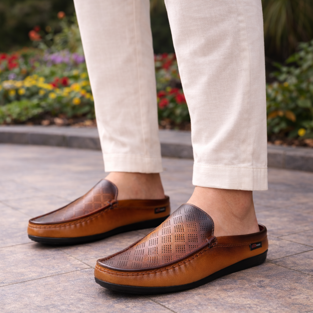 Leather Half Loafer For Men SB-S1092