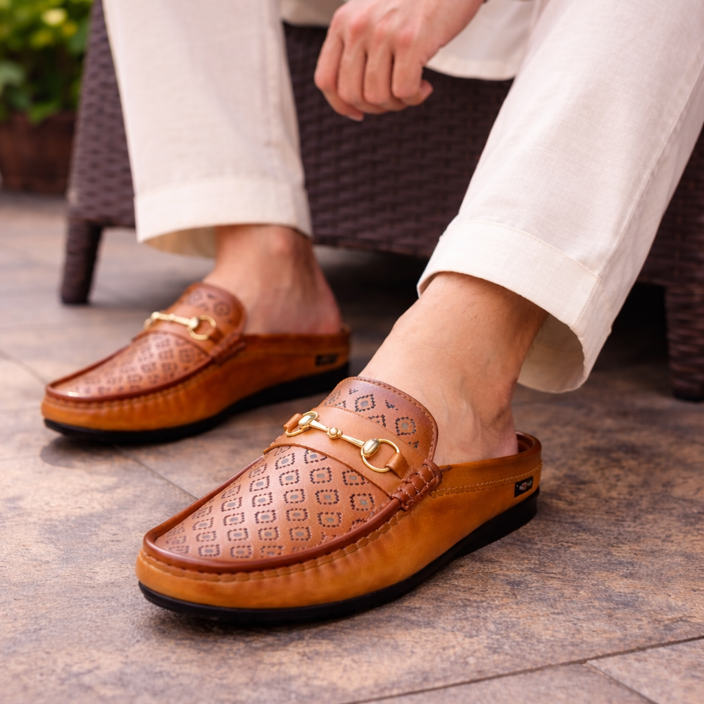 Leather Half Loafer For Men SB-S1091