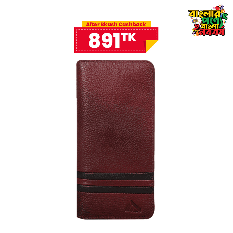 Monfia Leather Long Wallet-MFW03
