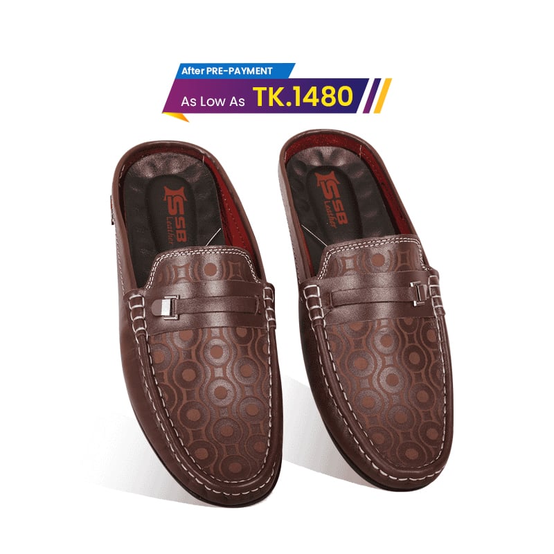 Leather Half Loafer For Men SB-S1039