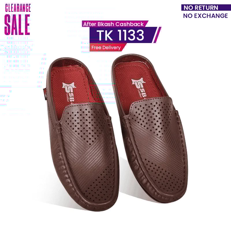 Leather Half Loafer For Men SB-S1040