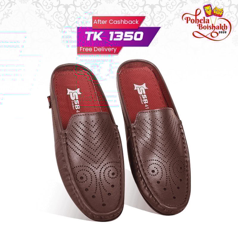 Leather Half Loafer For Men SB-S1041
