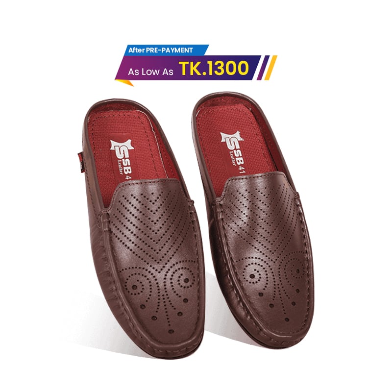 Leather Half Loafer For Men SB-S1041