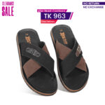 Cross-Strap Leather Sandal For Men SB-S1055