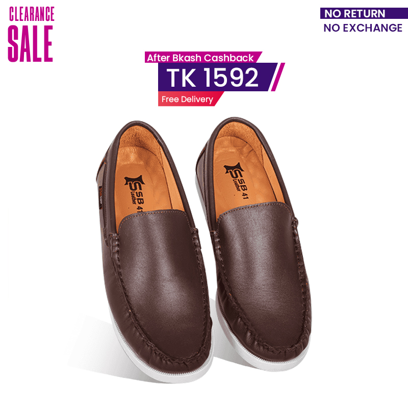 Casual Comfort Leather Loafer Shoes For Men SB-S1065