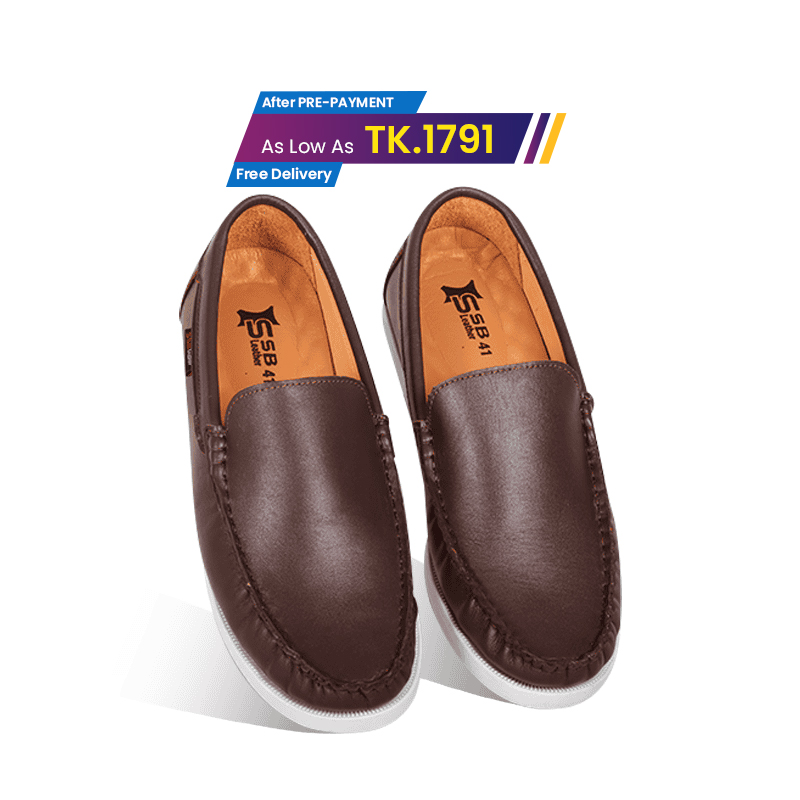 Casual Comfort Leather Loafer Shoes For Men SB-S1065