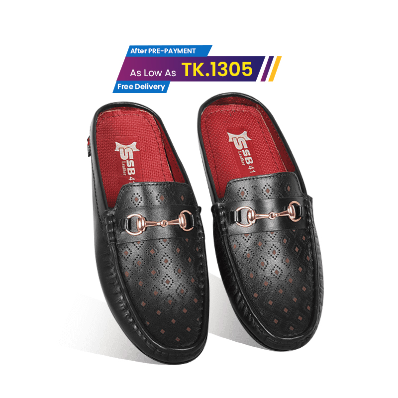 Leather Half Loafer For Men SB-S1071