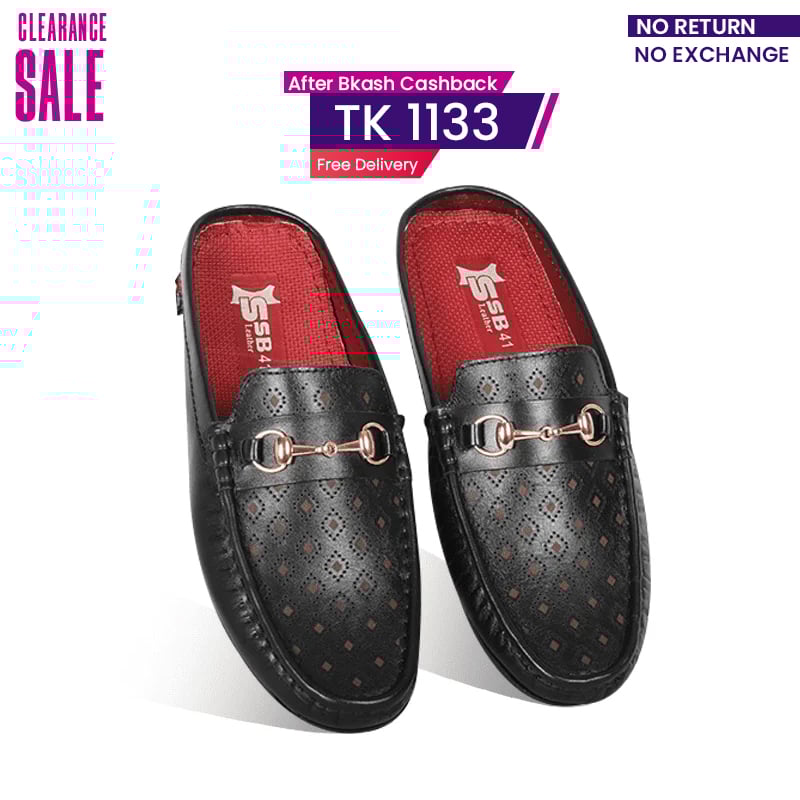 Leather Half Loafer For Men SB-S1071