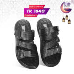 Black Weaved Design Sandal For Men SB-S1072