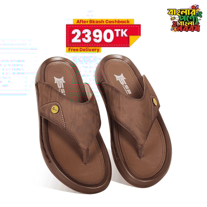 Genuine Leather Sandal For Men SB-S1075