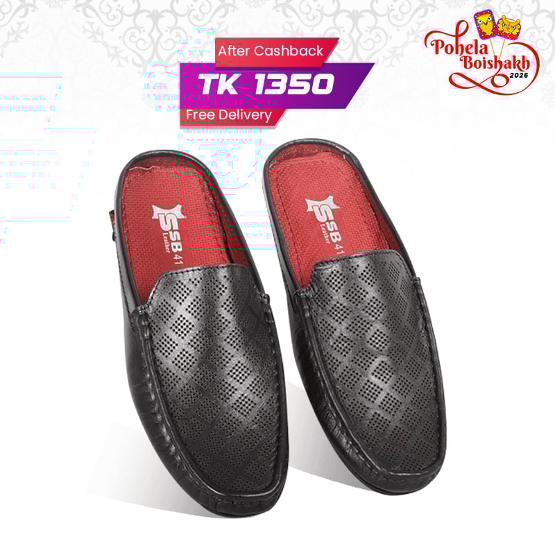 Leather Half Loafer For Men SB-S1080