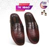Crocodile Pattern Leather Half Loafers SB-S1084