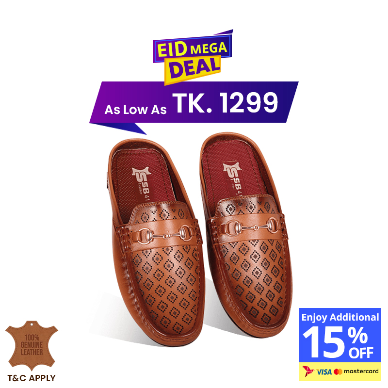 Leather Half Loafer For Men SB-S1091