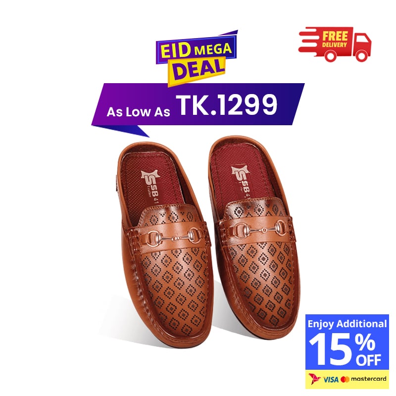 Leather Half Loafer For Men SB-S1091