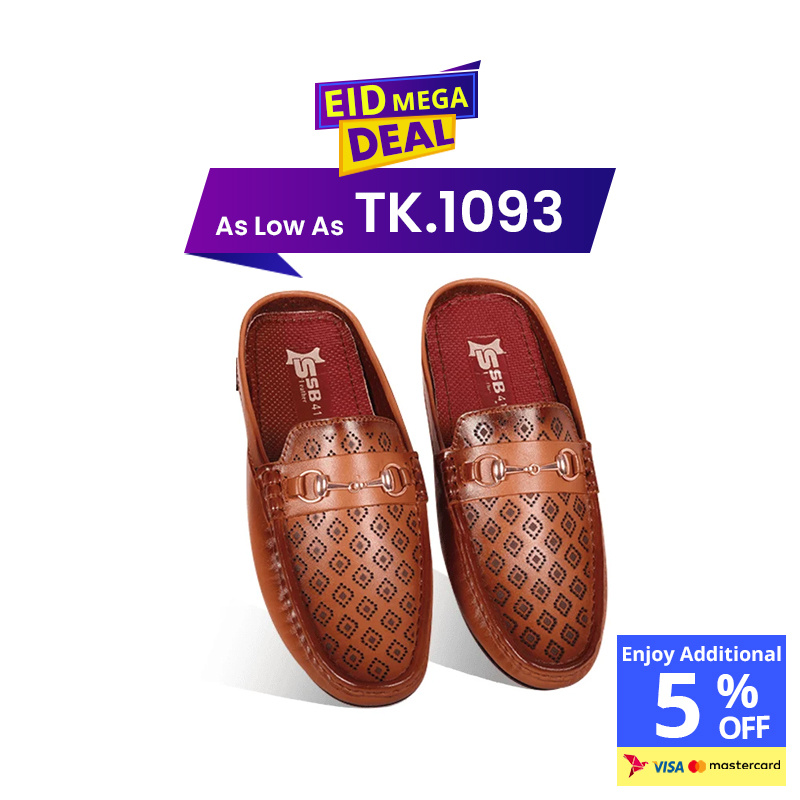 Leather Half Loafer For Men SB-S1091