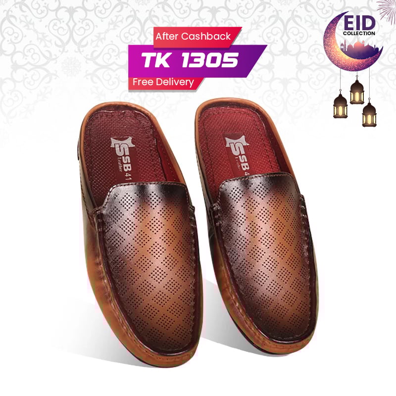 Leather Half Loafer For Men SB-S1092