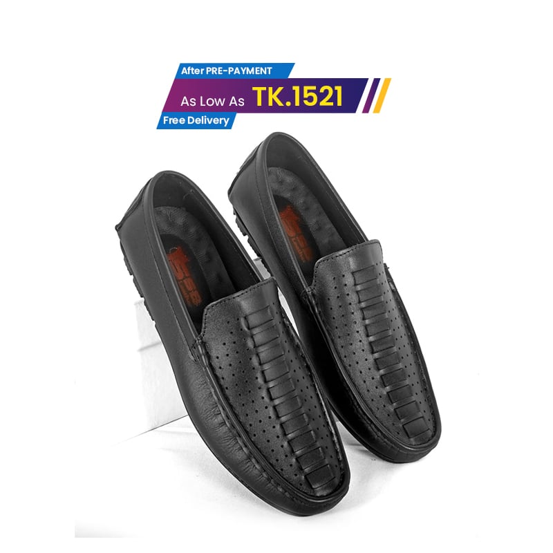 Elegance Medicated Leather Loafers SB-S540