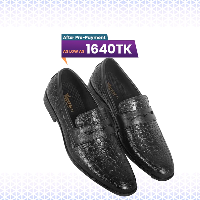 Leather Penny Formal Shoes For Men SB-S555