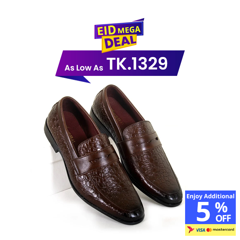 Leather Penny Formal Shoes For Men SB-S556