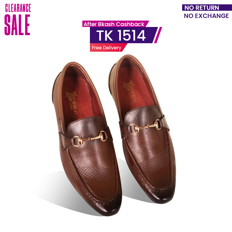 Leather Penny Formal Shoes For Men SB-S718