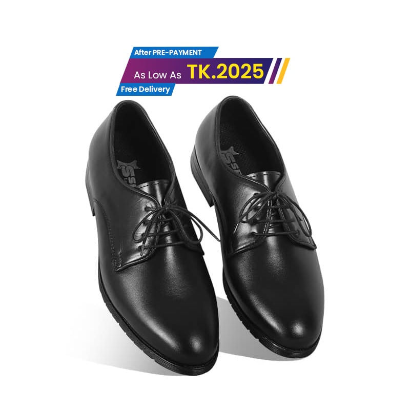 Classic Black Derby Formal Shoes For Men SB-S933