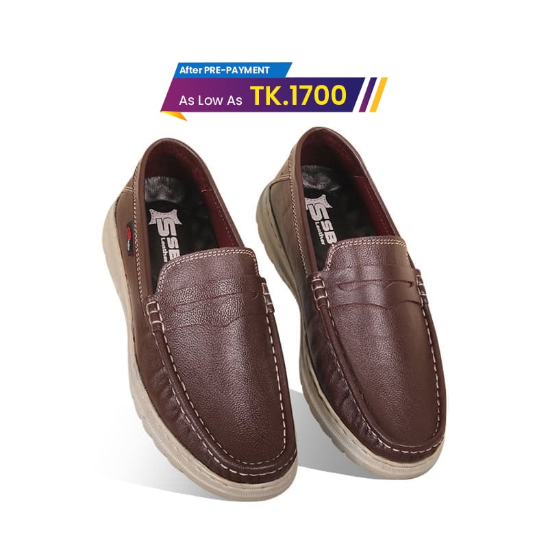 Casual Comfort Leather Loafer Shoes For Men SB-S946