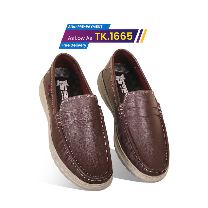 Casual Comfort Leather Loafer Shoes For Men SB-S946
