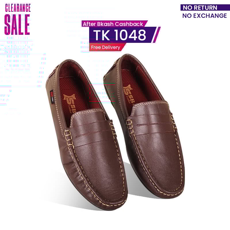 Classic Leather Loafer Shoes For Men SB-S981