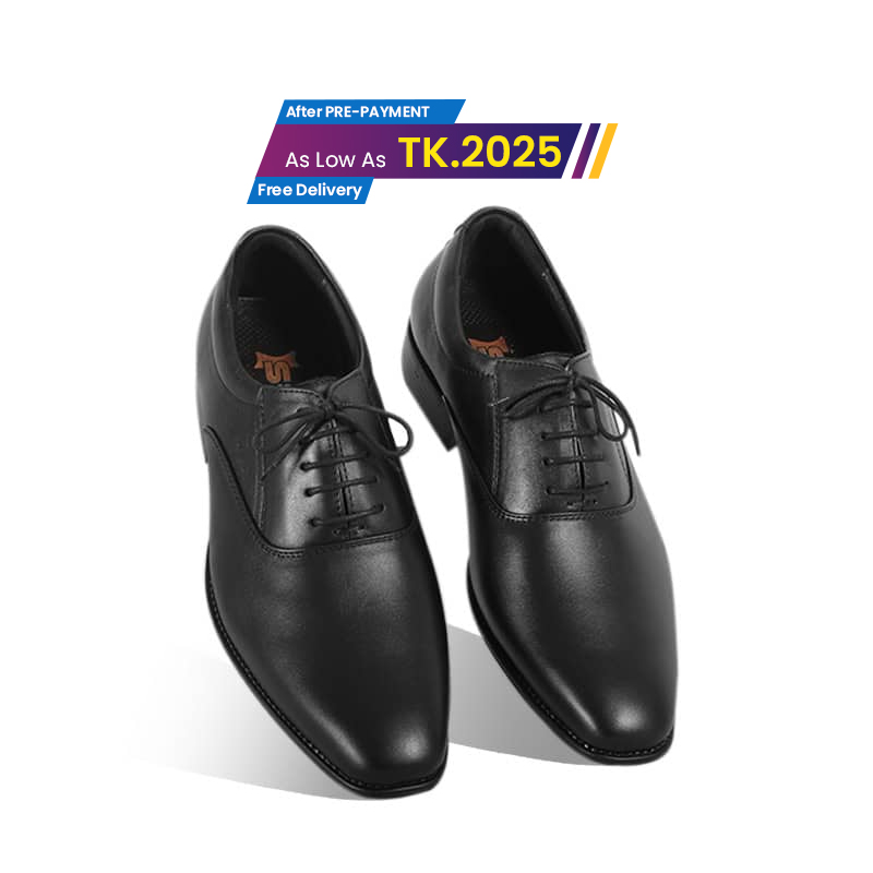 Classic Black Leather Oxford Shoes For Men SB-S992