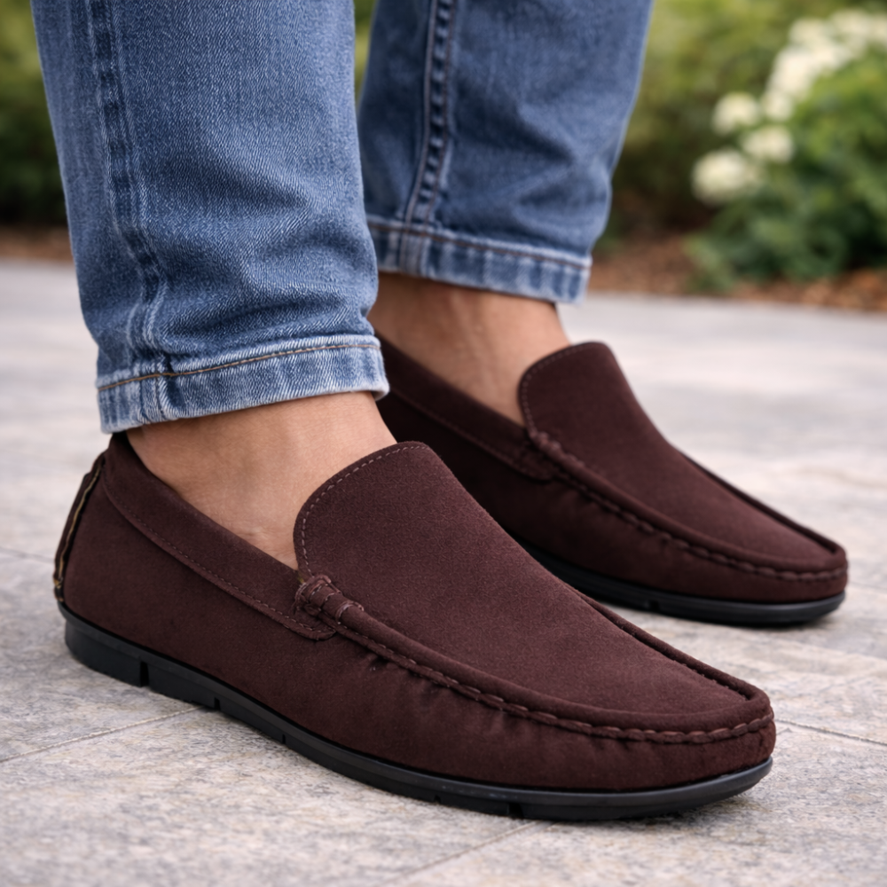 Monfia Chocolate Burgundy Loafer For Men MF12