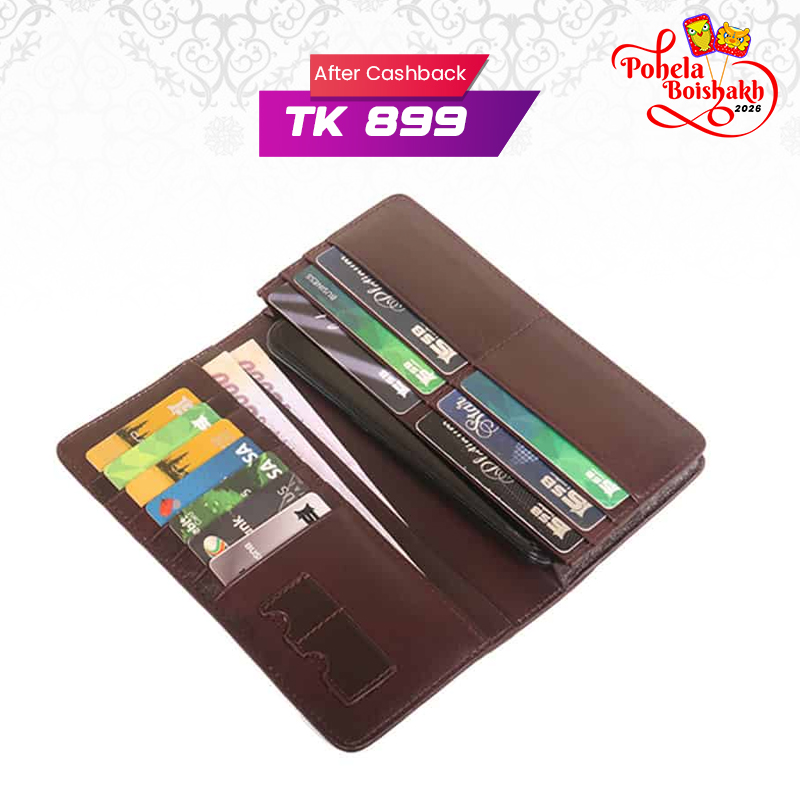 Leather Agun Long Wallet SB-W137