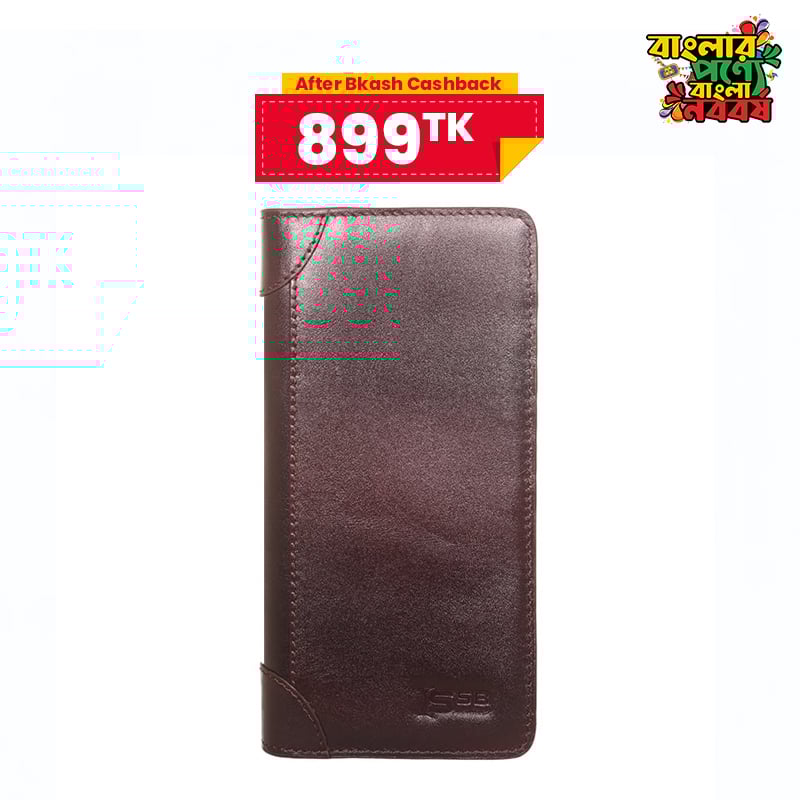 Leather Agun Long Wallet SB-W137
