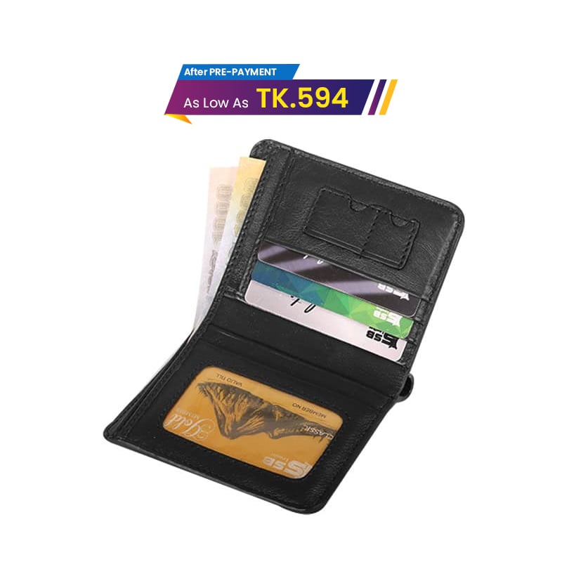 Cute Er Dibba Leather Short Wallet SB-W18